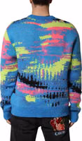 Multicolor Men Crew Neck Pullover Sweater 3