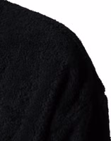 Black Cotton V-Neck Men Sweatshirt Sweater 5