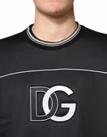 Black DG Logo Crew Neck Sweatshirt Sweater 4