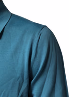 Teal Wool Collared Polo Pullover Sweater 5