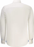 White Cotton Men's Shirt 2