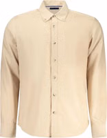 Beige Cotton Men Shirt 1