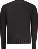 Black Cotton Men Sweater 2