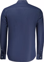Blue Cotton Men's Shirt 2