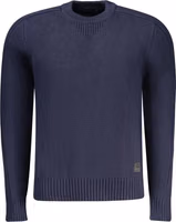 Blue Cotton Men Sweater 1