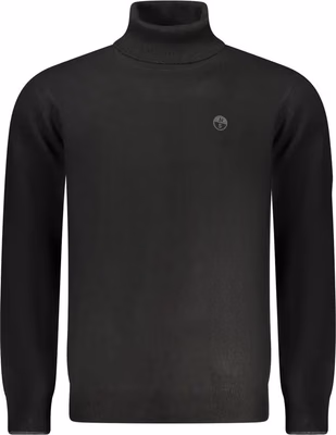 Black Polyamide Men Sweater