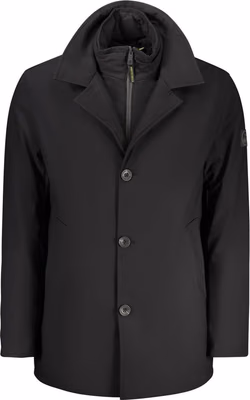 Black Polyester Men's Jacket