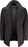 Black Polyester Men's Jacket 2
