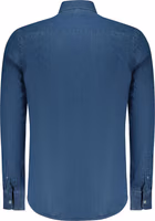 Blue Cotton Men Shirt 2