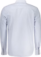 White Cotton Men Shirt 2