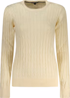 Bianco Viscosa Donna Maglia 1