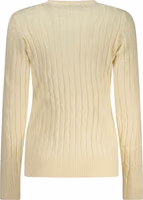 Bianco Viscosa Donna Maglia 2