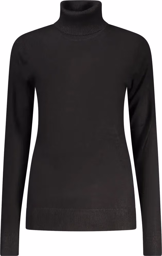 Black Viscose Women Sweater