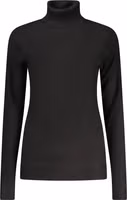 Black Viscose Women Sweater 1