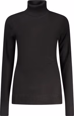 Black Viscose Women Sweater