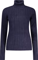Blu Viscosa Donna Maglia 1