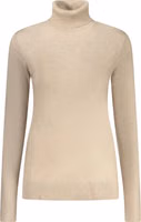 Beige Viscosa Women Sweater 1