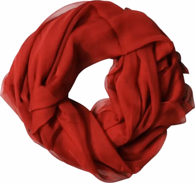 Red Stole Silk Neck Wrap Shawl Men Scarf