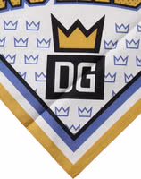 Multicolor DG Royals Square Foulard Men 50cm x 50cm Scarf 2
