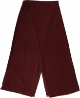 Maroon Silk Stole Neck Wrap Shawl Men 200cm x 130cm  Scarf 2
