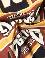 Multicolor DG King Square Foulard Men 50.5cm x 50cm Scarf 2