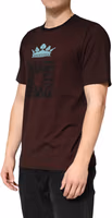 Maroon DG Crown Cotton Crew Neck Men T-shirt 2