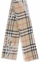 Beige Wool Scarf 2