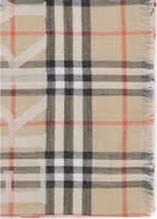 Beige Wool Scarf 3