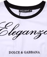 White Eleganza Cotton Crew Neck Tee T-shirt 3