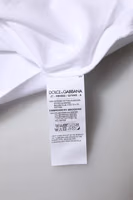 White Eleganza Cotton Crew Neck Tee T-shirt 4
