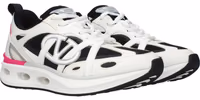 White Fabric Athletic Sneakers 2