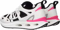 White Fabric Athletic Sneakers 4