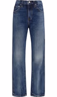 Blue Cotton High-Waisted Jean 1