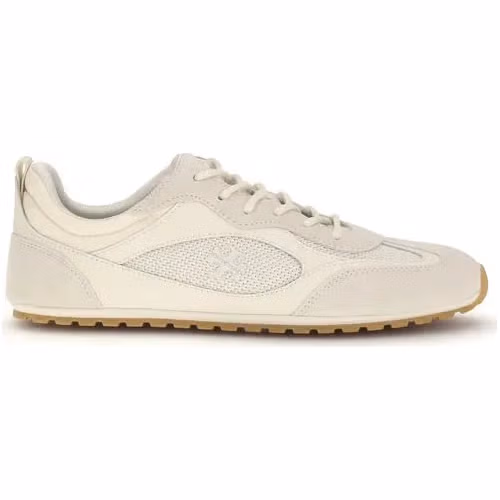 Beige Polyester Sneakers