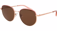 Rose Gold Metal Sunglasses 1