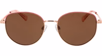 Rose Gold Metal Sunglasses 2