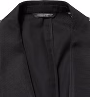 Black Jazz Club Silk Single Breasted Blazer 5