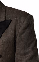 Gray Double Breasted 2 Button Jacket Blazer 4
