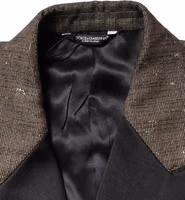 Gray Double Breasted 2 Button Jacket Blazer 5