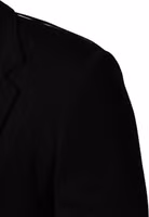 Black Wool Single Breasted 2 Button Blazer 4