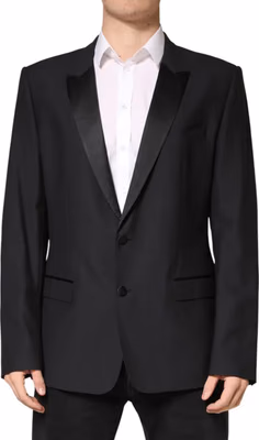 Black MARTINI Single Breasted Jacket Blazer