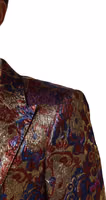 Multicolor Jacquard Single Breasted Blazer 4