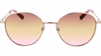 Rose Gold Metal Sunglasses 2