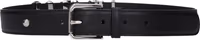 Black Leather Regular Belt 1