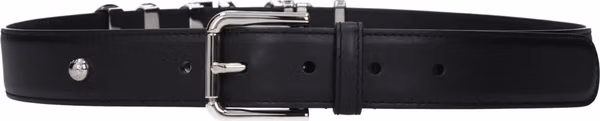 Black Leather Regular Belt