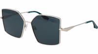 Silver Metal Sunglasses 1