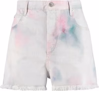 Multicolor Denim Shorts 1