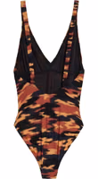 Multicolor Polyester One-Piece Swimsuit 2