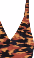 Multicolor Polyester One-Piece Swimsuit 3