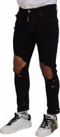 Black Cotton Skinny Pants 2